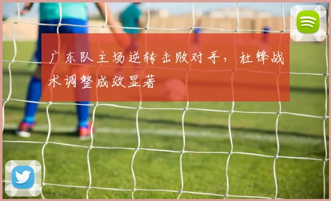 广东队主场逆转击败对手，杜锋战术调整成效显著